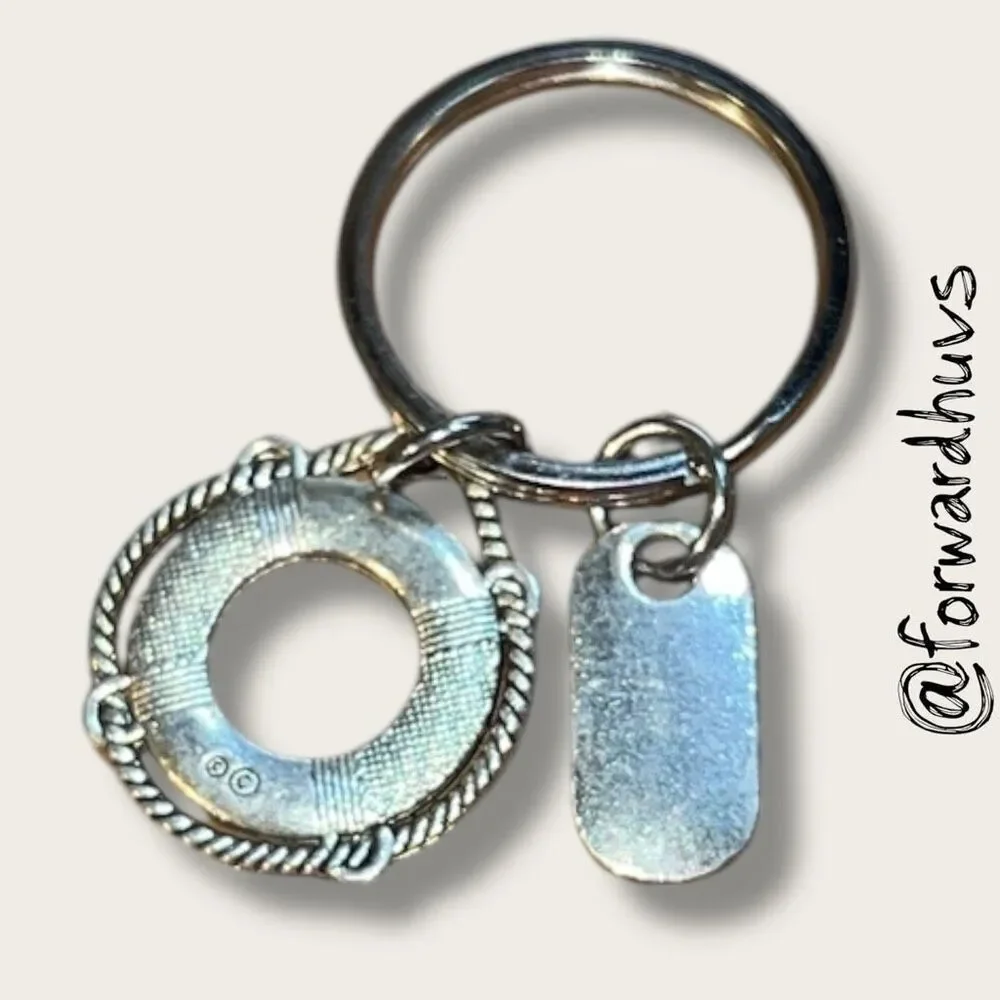 Bundle Sale 3 for $15 | Silver Tone Life Ring & Thank You Charm Keychain